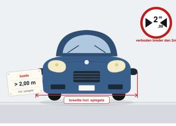 Auto te breed? Dan kun je in Duitsland een boete krijgen!