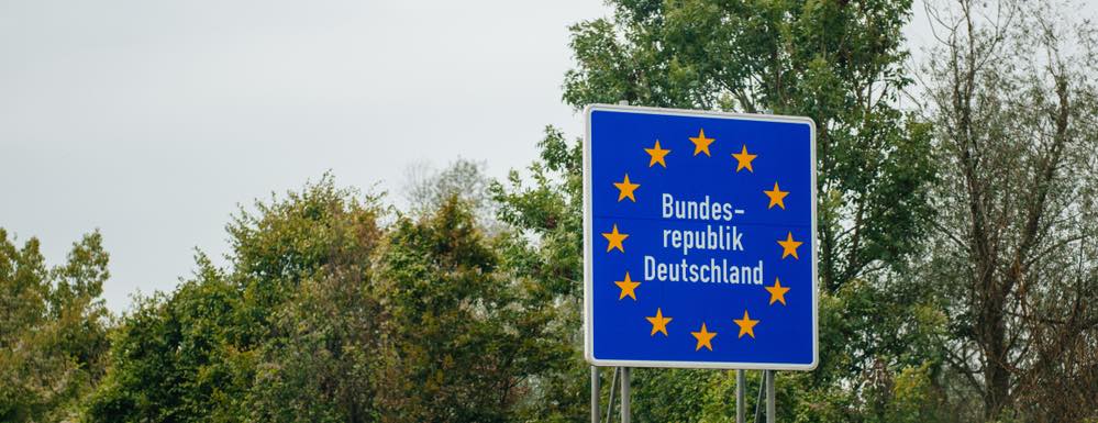 Net over de grens gaan tanken in Duitsland